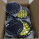 BIGLION.X 7inch Amber Round Off Road Lights Pair 210W 32000LM Super Bright Yellow LED Offroad Driving Lights Spot Lights Waterproof IP68 With EMC 12V-32V for Pickup Trucks SUV UTV