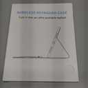 Harvopu Compatible for iPad 11th 10th Generation Case with Keyboard, Folio Cover with Pencil Holder, Multi-Touch Trackpad, 7 Color Backlit, Detachable Keyboard for iPad (A16) 11th/10th Gen (White)