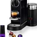 Nespresso CitiZ Coffee and Espresso Machine by De'Longhi with Milk Frother, Black, 9.3 x 14.6 x 10.9 inches
