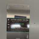 Titanium Cutting Boards for Kitchen, 100% Pure Titanium Cutting Boards Double Sided Non Toxic Cutting Board, Hygiene Durable Dishwasher Safe 13 8(M) (Silver)