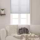 Arlo Blinds Single Cell Light Filtering Cordless Cellular Shades, Color: Pure White, Size: 34" W x 60" H