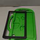 LTROP Case for Samsung Galaxy Tab A9 Plus 2023 11 Inch (Model SM-X210/X216/X218) with Shoulder Strap Handle & Kickstand, Shockproof Bumper Case for Galaxy Tab A9+ Plus 2023 11" - Green