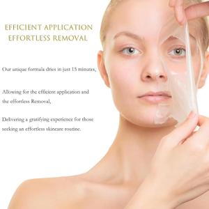 Collagen Wrapping Mask, Spots Peel-Off Facial Mask,Peel Off Hydrolyzed Collagen Facial Mask for Hydrates Firming