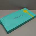 UBOTIE Colorful Computer Wireless Keyboard Mouse Combos, Typewriter Flexible Keys Office Full-Sized Keyboard, 2.4GHz Dropout-Free Connection and Optical Mouse (Purple-Colorful)