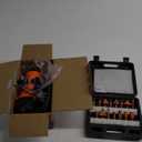 THINKWORK Compact Router, 6.5-Amp 1.25 HP Compact Wood Palm Router, Wood Trimmer with 15 pieces 1/4" Router Bits Set, 30000R/MIN