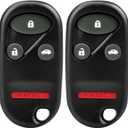 NPAUTO Key Fob Replacement Fits for 2002 2003 2004 Honda CRV CR-V, Keyless Entry Remote Control Car Key Fobs (OUCG8D-344H-A, Pack of 2)