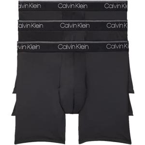 Calvin Klein Men's Micro Stretch 3-Pack Boxer Brief, (Large)