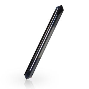 1/4" Chamfer Mill, 4 Flute, 90 Degree, 2-1/2" Overall Length, Solid Carbide End Mill,1/4"Cutting Diameter,1/4"Shank Diameter, 90 Chamfer Angle, Chamfer Mill, Double End,AlTiN Coated