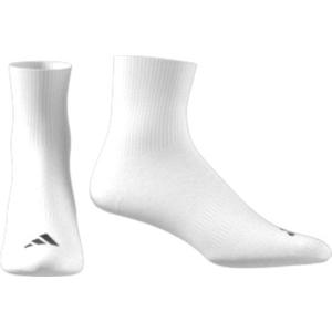 adidas mens Half Crew Solid Socks (12.5-15, White)