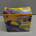 15 Ft Flexible Race Track for Kids  Portable Car Race Track Starter Set with Suction Cups, Rolls Up Easy, Compatible with 1/64 Diecast Cars, Birthday Gift for Boys & Girls Ages 3+ (Orange&Blue)