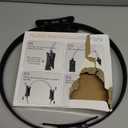 Pilates Ring Fitness Circle for Women - 15 Inch Magic Fitness Circle for Toning Inner & Outer Thighs, Bonus Pilates Equipment Thigh Master Guide. (Black)