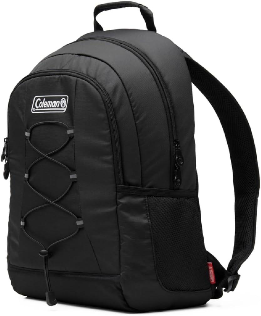 Coleman Chiller Insulated Backpack Cooler, Leakproof 28-Can Backpack Cooler with 12+ Hour Ice Retention, Made with Recycled Materials, Great for Beach, Camping, Hiking, Tailgates, Groceries, & More