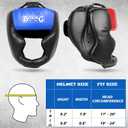 YORWHIN Sparring Head Guard with Gloves - Boxing Safety Headgear for MMA, Kickboxing, Muay Thai & Boxing - Adult & Kids, Large-X-Large