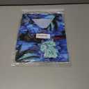 Men's Hawaiian Shirt Short Sleeve Casual Printed Button Down Tropical Shirt Summer Holiday Beach Hawaii Shirts (L)