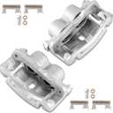 Front or Rear Brake Caliper Kit Right + Left Assembly w/Bracket 18-B4728 18-B4729 Compatible for Chevy Avalanche Silverado Suburban Escalade 1999-2013 (Set of 2)
