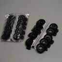 Candle Holders Clip Silver Clip on Candle Holders for Christmas Tree Metal Candles Clips for Christmas Birthday Party Candlestick Holders Set of 20 Pcs (Black, 20Pack)