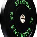 Fitvids 2-Inch Olympic Bumper Plates, Perfect Weight Plates for Weightlifting and Strength Training, 20 LB