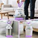 OKKEAI 3 Gallon Small Mini Trash Bags with 64 Count Drawstring Trash Bags Leak Proof Tear Resistant Bathroom Kitchen Office Garbage Bags Heavy Duty Liners Easy to Tie and Dispose