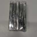 5 x 3 Inch Heavy Duty Door Locks Hasp Latch, Stainless Steel Security Packlock Clasp Hasp Lock Latch for Fence Gate, Gate, Shed Closet Cabinet, Black, 1 Pack