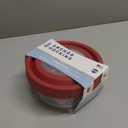 Anchor Hocking TrueSeal Glass Food Storage Container with Airtight Lid, Cherry, 2 Cup