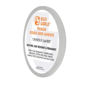Best 1/8" Ultra-Thin Permanent Double-Sided Tape for Arts, Crafts, Photography, Scrapbooking, Tear-by-Hand, Paper Backing (1/8-inch by 164-feet)