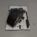 Long Water Pump Alternator Bracket, Black, Compatible with Chevy SBC SB 305 350, with Hardware (Black).1969 to 1986 SBC with Long Water Pump.