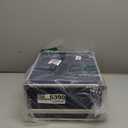 Trading Card Storage Box for 3" X 4" 35pt One Touch, Top Loaders Storage Box with Combination Lock, Sports Card Case with Removable Dividers for Baseball Cards (Holds 600+ Top Loaders, Navy Blue)