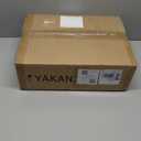 End Table with LED Light, Record Player Stand with Albums Storage, Vinyl Records Storage, Turntable Stand Side Table for Music Room, Studio Living Room Bedroom - Greige