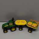 TOMY John Deere Animal Sounds Hayride Musical Tractor Toy - Musical Hayride Toddler Toys - Includes Farmer Figure, Tractor, and 4 Farm Animals - Toddler Music Toys - Ages 12 Months and Up
