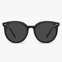 Livho Polarized Sunglasses, Retro & Oversized Shades for Women with Round Lenses Blue