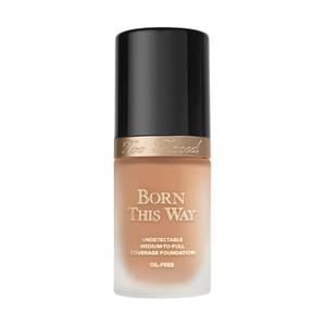 Too Faced Born This Way Natural Finish Longwear Liquid Foundation | Medium-To-Full Coverage | Hydrating + Oil Free (Warm Nude)