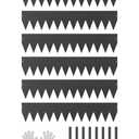 VEVOR Steel Landscape Edging, 6 Packs 40 x 8 in Rust-Resistant Metal Landscape Edging, Bendable Garden Edging Border, Heavy Duty Lawn Edging, Easy-to-Install, Flower Bed Yard Pathway Divider Black