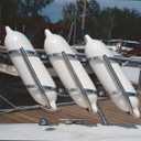 Taylor Made Stainless Steel Fender Rack - Holds 7" to 9" Fenders - Foldable and Cross Reinforced - Adjustable Angle - Pre-Assembled - High Gloss Finish - Made with 316 Stainless Steel 2020108379