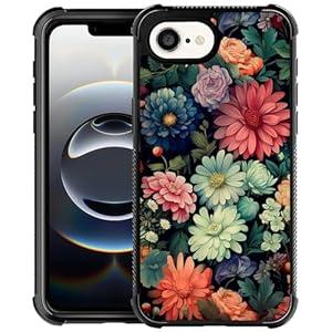 Case for iPhone 16e,Four Corners with Bumper Shockproof Anti-Slip Anti Drop Protective Case-Beautiful Elephant