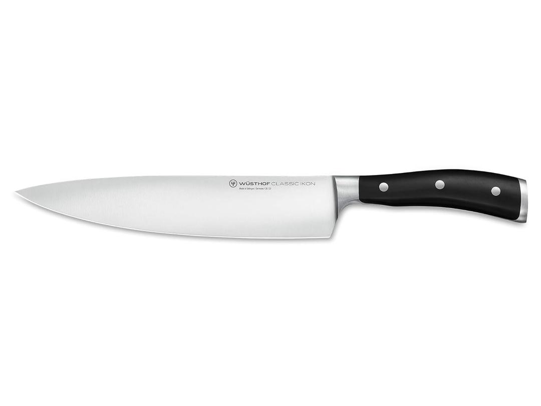 Wsthof Classic IKON Chefs Knife, 9-Inch, Black