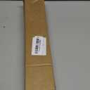 Evevda Gold Placemats Set of 6 Floral Round Placemats Pressed Vinyl Table Mats Waterproof Bulk Table Decor for Parties Holiday Gatherings