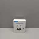 USB Headset with Microphone for PC, Computer Headset with Mic, Wired Headset with USB-A & Type-C, Mute, In-Line Controls Call Center Headphone for Work PC Laptop Office Phone Meeting Zoom Skype