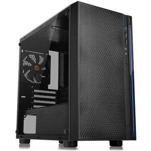 Thermaltake Versa H18 Tempered Glass Black Spcc Micro ATX Gaming Computer Case CA-1J4-00S1WN-01