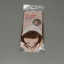 Clip in Bangs 100% Real Human Hair Air bangs Hair Clip Fake Bang Fringe with Temples Hairpieces for Women Daily Wear (Light Brown)