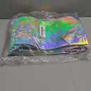 80 Pieces Resealable Smell Proof Bags - Foil Pouch Bags， Flat Clear Food Storage Bags Plastic Packaging Foil Mylar Bags for Party Favor Food Storage (Holographic Color, 8x10 Inch)