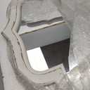 Rustic Scalloped Oval Mirrors for Bathroom 18 X 24 Inch, Hanging Distressed White Wooden Framed Vintage Mirrors for Wall Decor Living Room, Farmhouse Wavy Entryway Wall Mirror Decorative (Style1)