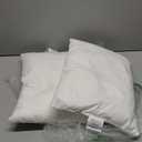 Utopia Bedding 18x18 Pillow Inserts, Set of 2, White  Indoor Decorative Throw Pillows for Bed, Sofa & Couch  Soft, Supportive & Fluffy Cushion Inserts