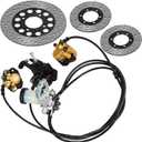 Vevor Go Kart Brake Master Cylinder Kit Go Kart Hydraulic Brake Kit Universal Go Karts Brake Kit Kandi Complete Including Master Cylinder, Hose, Caliper, Pad for 150cc : Automotive