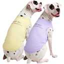 Kuoser 2 Pack Dog Shirts UPF 50+ UV Sun Protection, Lightweight Quick Dry Dog T Shirts for Small Medium Large Dogs, Breathable Pet Vest Dogs Tshirt Pet Clothes for Indoor Outdoor, Pink & Mint XXL