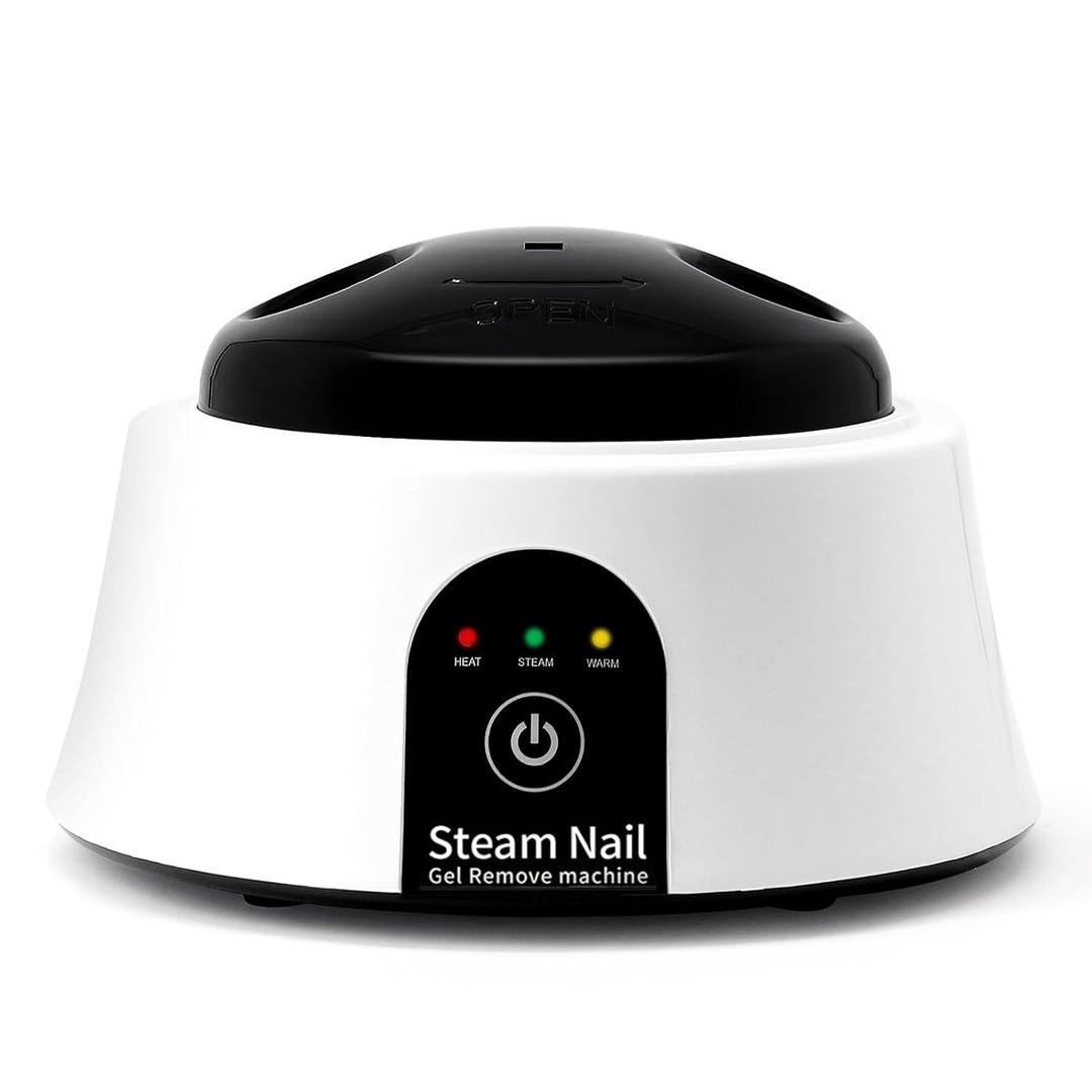 Electric Nail Soaking Bowl, Soak off Bowl for Gel Nail Polish, Acrylic Nails, Dip Powder Removal, Black