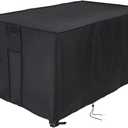 Rectangular Fire Pit Cover 71 Inch,Propane Gas Fire Pit Table Cover,Outdoor Waterproof Firepit Table Cover - 71 X 40 X 27 Inch