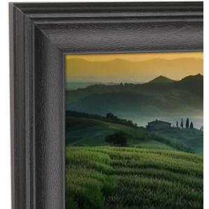 13x30 Picture Frame Solid Wood Black 13x30 Inch Panoramic Photo Frame Posters Frame 13x30 Inch Picture Frames Puzzle Frame(C23B1330)