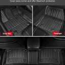 for Toyota Corolla Floor Mats and Cargo Liner 2020-2026 - All Weather Floor Mats and Trunk Mat for Toyota Corolla/Corolla Hybrid Sedan (Not Fit Corolla Cross/Hatchback) 2025 2024 2023 2022 2021 2020