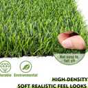 Kesfey Grass Table Runner 12 x 108 Inch Artificial Grass Carpet Rug Green Synthetic Table Runners Thickly Fake Grass Table Runner for Family Christmas Tabletop Decor Golf Party Decorations Baby Shower
