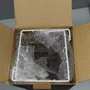 No-Screw Under Desk Cable Management Tray - Self-Adhesive Installation, Cord Management, Cable Tray, Under Desk Wire Organizer - Black Set of 2